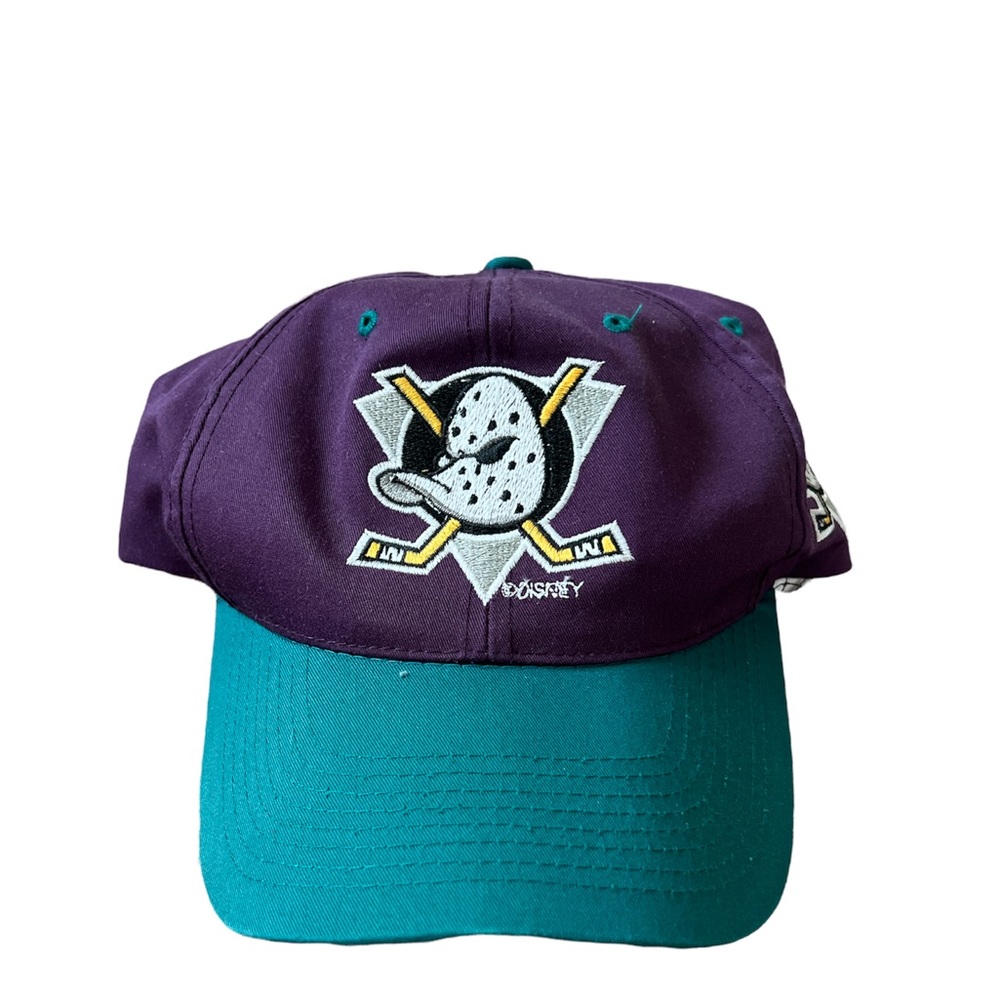 Vintage Mighty Ducks Purple and Teal Hat
